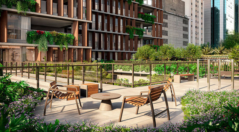 Bioma Itaim – Area externa academia