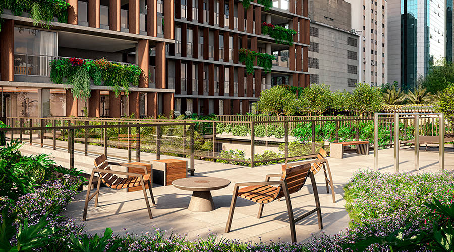 Bioma Itaim – Area externa academia
